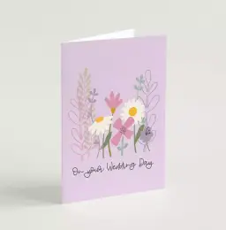 On Your Wedding Day (Wild Meadow) - Greeting Card