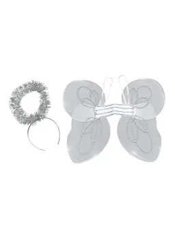 Angel Kit Wings & Halo - Childs (One size) - Nativity Costume Accessory