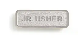 Jr Usher Badge - Silver  Finish