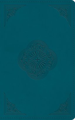 ESV Thinline Bible, Red Letter (TruTone, Deep Teal, Rotunda Design)