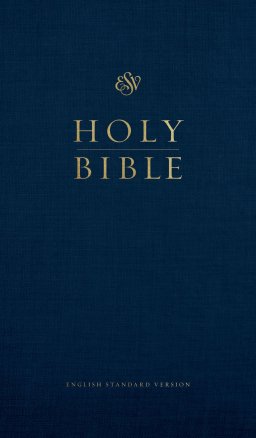 ESV Church Bible, Large Print (Hardcover, Blue)