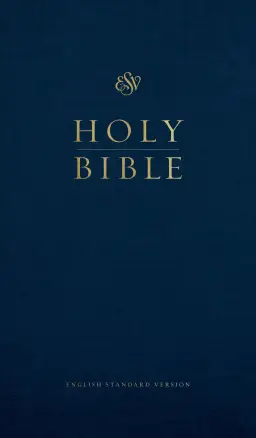 ESV Church Bible, Large Print (Hardcover, Blue)