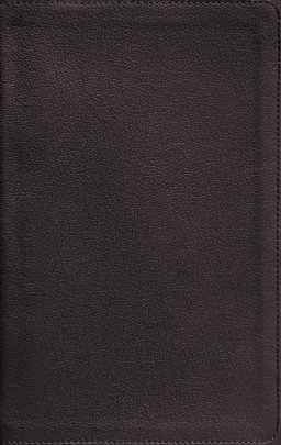 NASB, Personal Size Bible, Large Print, Genuine Leather, Calfskin, Black, Red Letter, 1995 Text, Comfort Print