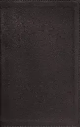 NASB, Personal Size Bible, Large Print, Genuine Leather, Calfskin, Black, Red Letter, 1995 Text, Thumb Indexed, Comfort Print