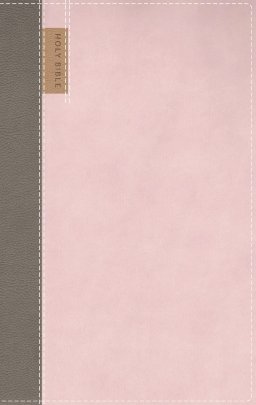 NIV Application Bible, Personal Size, Leathersoft, Pink/Gray, Red Letter, Thumb Indexed, Comfort Print