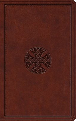 ESV Value Thinline Bible (TruTone, Brown, Mosaic Cross Design)