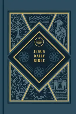 CSB Jesus Daily Bible, Hardcover