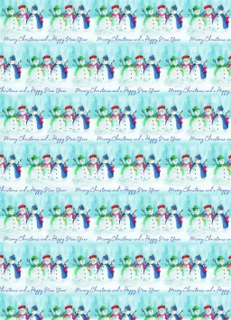 Snowkings And Candlelight Gift Wrap