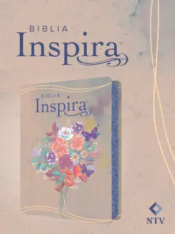 Biblia Inspira NTV con Filament  (SentiPiel, Acuarela rosa)