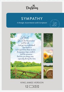 12 Sympathy KJV Boxed Cards