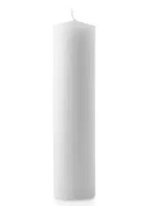 6 inch x 1 3/4 Inch White Candle - Pack of 6