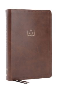 Kingdom Life Bible: Joining God's Mission to Save the World (NKJV, Brown Leathersoft, Red Letter, Comfort Print, Thumb Indexed)