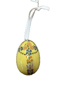 Large Hanging Egg - Yellow