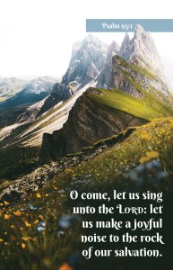 General Worship Bulletin: Let Us Sing (Package of 100)