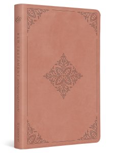 ESV New Testament with Psalms and Proverbs (TruTone, Blush Rose, Fleur-de-lis Design)