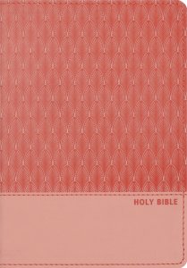 NRSVue, Holy Bible, Compact, Leathersoft, Peach, Comfort Print