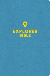 CSB Explorer Bible For Kids, Sky Blue Leathertouch