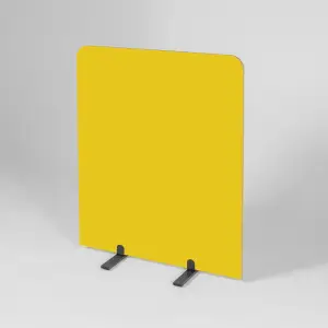 90 x 100cm Yellow Curve Screen with Black Frame (BusyScreen)