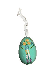 Large Hanging Egg - Blue