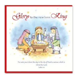 New Born King Christmas Cards Pack of 5