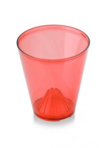 Red Plastic Flame Guards, Pack of 50 (to fit 3/4" - 1" candles)