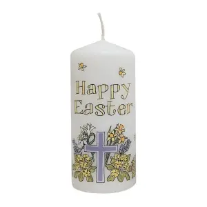 13cm x 5.8cm Easter Cross Candle