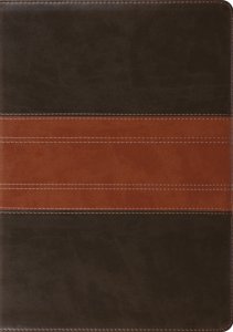 ESV Study Bible: Forest / Tan, Trail Design, TruTone