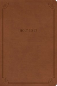 NASB Large Print Thinline Bible, Value Edition, Brown