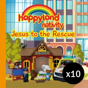 Happyland Nativity - Jesus to the Rescue - Pack of 10