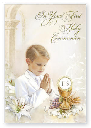 Boy's Communion Card