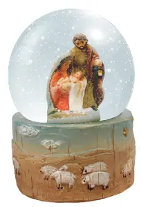 3 Inch Resin Nativity Waterball