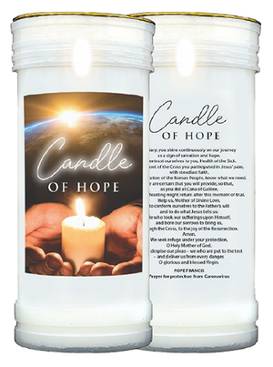 Pope Francis Single Pillar Candle