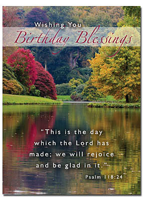 Birthday Blessings Cards - Pack of 4