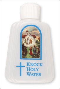 Lady Of Knock Sprinkler Top Holy Water Bottle (150ml) - Single