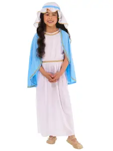 Nativity Mary Costume M  - Mary Costume for Nativity Play | 9-10 Years