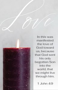 Advent Bulletin: Love (Pkg of 100)