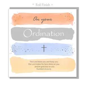 Ordination Blessing Single Card