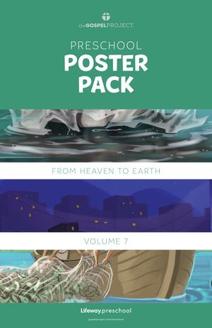 Gospel Project for Preschool: From Heaven to Earth - Preschool Poster Pack - Volume 7