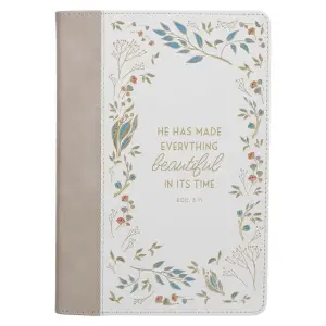 Journal Classic Beige/Cream Everything Beautiful Ecc. 3:11