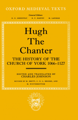 History of the Church of York, 1066-1127