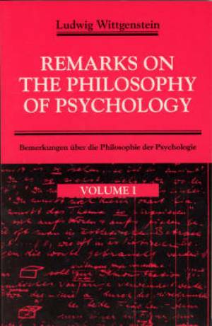 Remarks on the Philosophy of Psychology