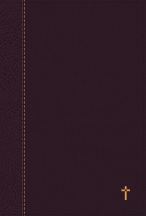 NASB, The Grace and Truth Study Bible (Trustworthy and Practical Insights), Large Print, Leathersoft, Maroon, Red Letter, 1995 Text, Thumb Indexed, Comfort Print