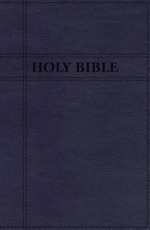 Niv, Premium Gift Bible, Leathersoft, Navy, Red Letter Edition, Indexed, Comfort Print