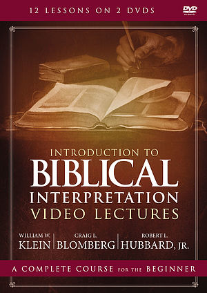 Introduction to Biblical Interpretation Video Lectures