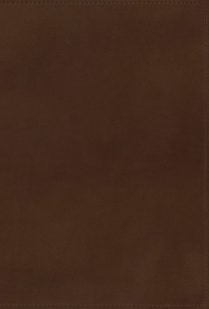 NASB, The Grace and Truth Study Bible, Premium Goatskin Leather, Brown, Premier Collection, Black Letter, 1995 Text, Art Gilded Edges, Comfort Print