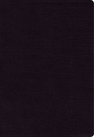 NIV, Thinline Bible, Large Print, Bonded Leather, Black, Indexed, Red Letter Edition