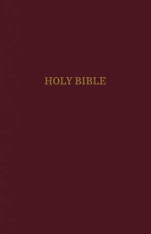 NIV, Reference Bible, Giant Print, Leather-Look, Burgundy, Red Letter, Thumb Indexed, Comfort Print