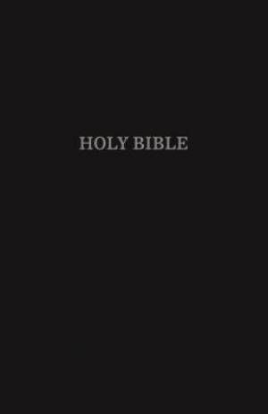 NIV, Reference Bible, Giant Print, Leather-Look, Black, Red Letter, Thumb Indexed, Comfort Print