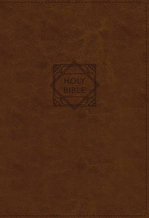 NASB, Super Giant Print Reference Bible, Leathersoft, Brown, Red Letter, 1995 Text, Comfort Print