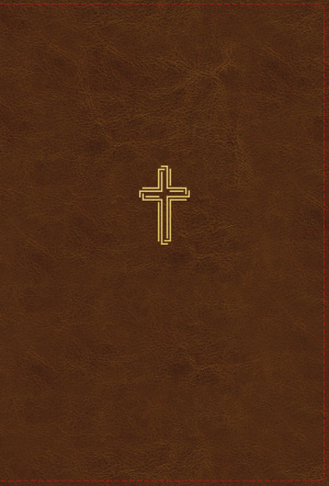 NASB, Thinline Bible, Leathersoft, Brown, Red Letter, 1995 Text, Thumb Indexed, Comfort Print